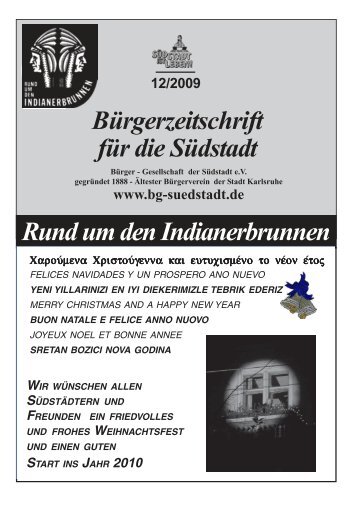 RUDI 12/2009 - Bürger-Gesellschaft Südstadt