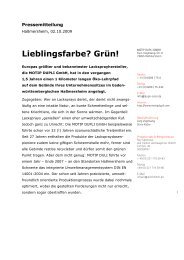 Lieblingsfarbe? Grün! - Motip-Dupli GmbH