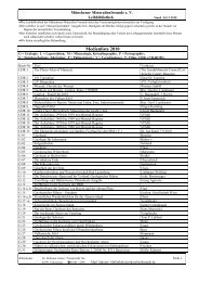 Medienliste 2010 - Münchener Mineralienfreunde eV