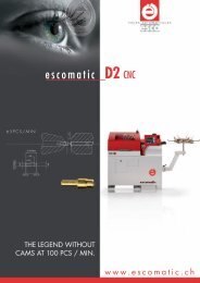 D2 CNC - Escomatic