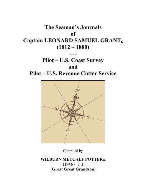 The Seaman's Journals of Captain LEONARD - U.S. Coast Guard