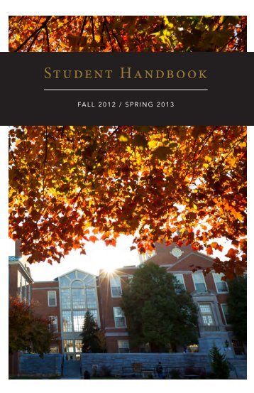 Student Handbook - Wake Forest University