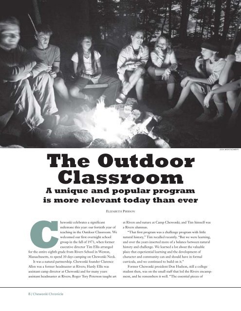 Celebrating40Years in the Outdoor Classroom - The Chewonki ...