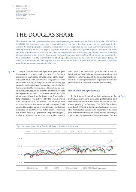 Annual Report 2009/10 Excellence in Retailing - Douglas Holding