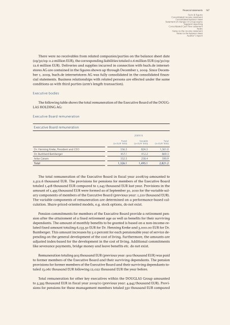 Annual Report 2009/10 Excellence in Retailing - Douglas Holding