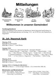 Mitteilungen - St. Nikolaus Büren