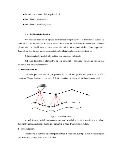 capitolul i cunostinte apriorice in domeniul ridicarilor topografice