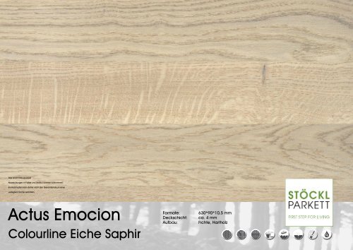 Actus Emocion Eiche Alt geb., gefast Design - Stoeckl