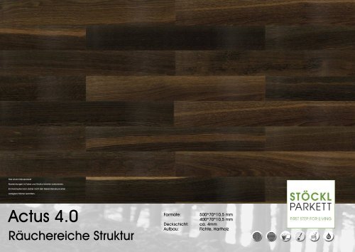 Actus 4.0 Feuerlandkirsche Design - Stoeckl