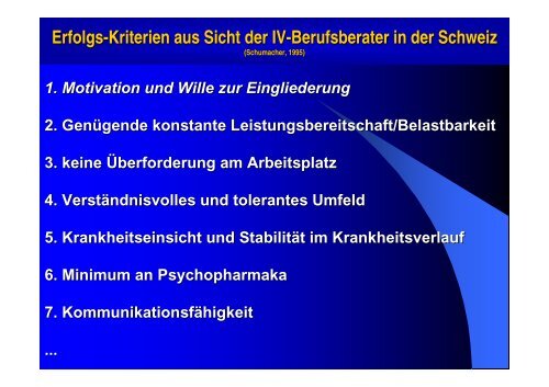 Hürden bei der Eingliederung psychisch kranker Menschen - Espas