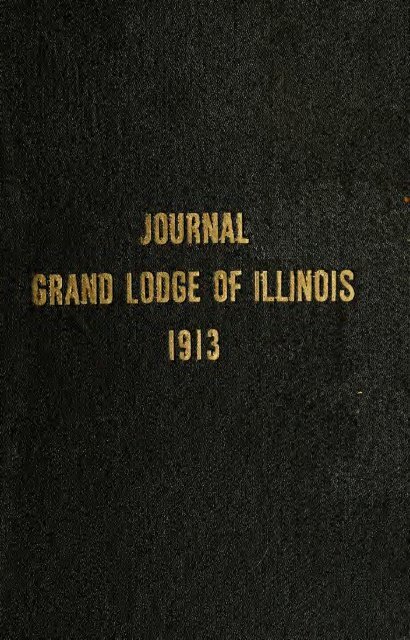 Proceedings of the Grand Lodge of Illinois - University Library