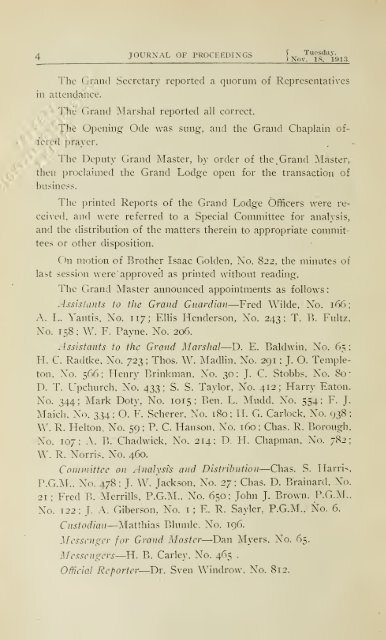 Proceedings of the Grand Lodge of Illinois - University Library