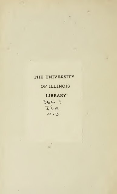 Proceedings of the Grand Lodge of Illinois - University Library