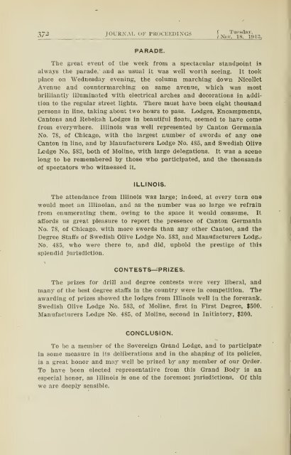 Proceedings of the Grand Lodge of Illinois - University Library