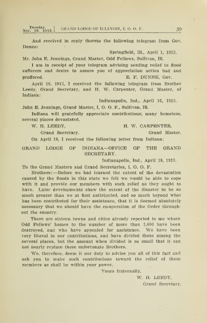 Proceedings of the Grand Lodge of Illinois - University Library