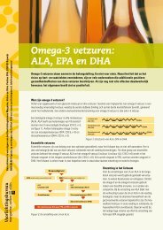 Omega-3 vetzuren - Voorlichtingsbureau margarine, vetten en oliën