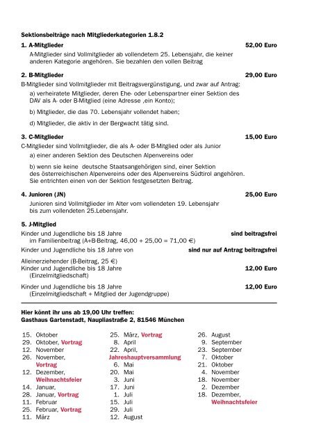Deutscher Alpenverein - DAV Sektion Kampenwand