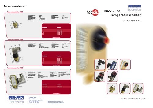 Industriearmaturen · Dichtungen - Kohler GmbH