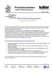 Produktneuheiten - Kohler GmbH