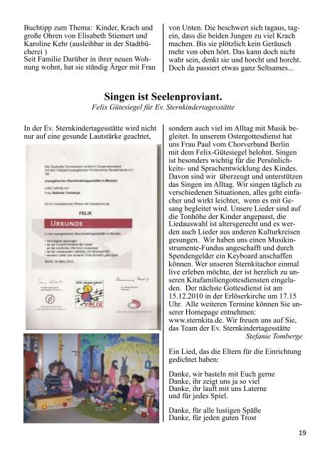 Gemeindebrief 2010 - Erlöser-Kirchengemeinde Münster