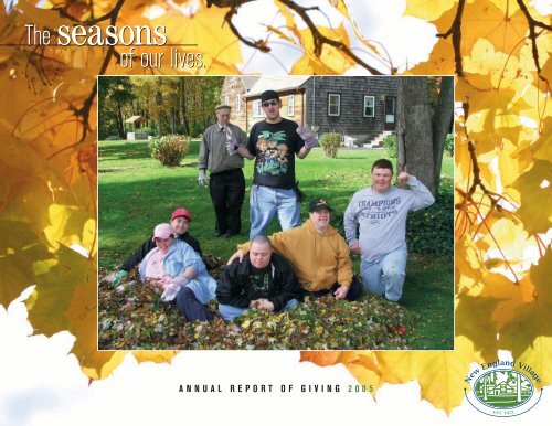 The seasons The seasons - New England Village