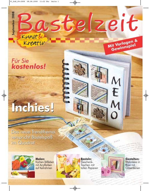 Bastelzeit September 2008 - Kunst und Kreativ