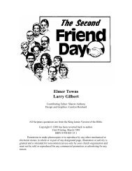 Second Friend Day - Elmer Towns