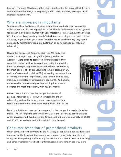 The effectiveness of promotional products - 4imprint Promotional ...