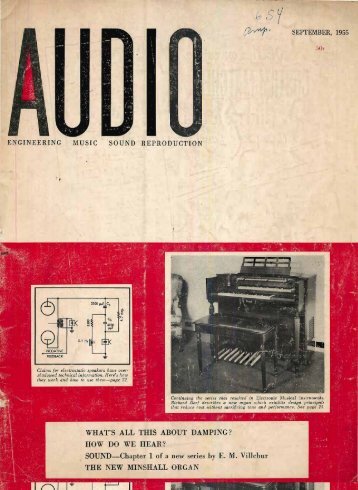 Audio Magazine September 1955 - Vintage Vacuum Audio