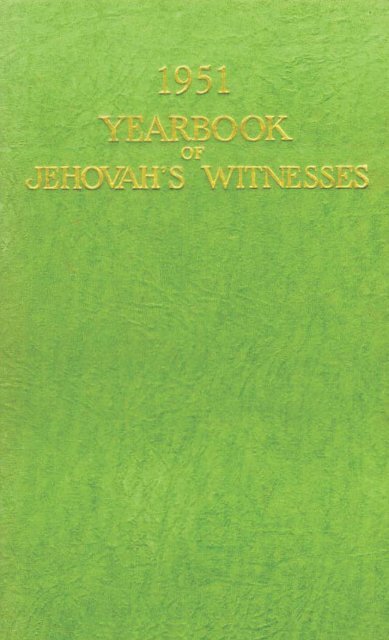 Year Book of Jehovah's Witnesses - Watchtower Archive