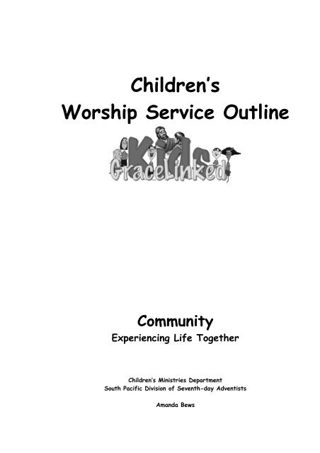 Children's Worship Service Outline - SPD Web Ministry