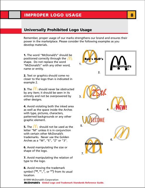 McDonald's - Logo Spec Guide