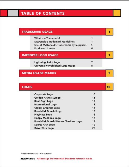 McDonald's - Logo Spec Guide