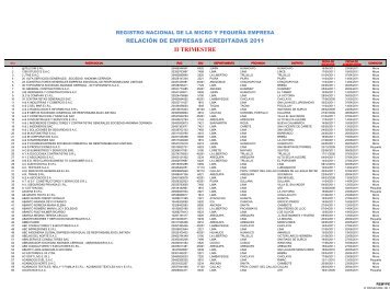 REMYPE acreditadas al 06 JUL 2011- I + II TRIM + jul 06.xlsx