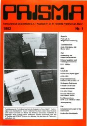 Computerclub Deutschland e.V. • Postfach 11 0411 • D-6000 ...