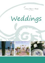 Samui Beach Village Wedding Packages