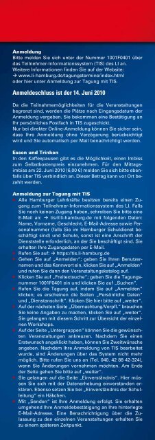 Veranstaltungsflyer (PDF 298 KB) - Landesinstitut für Lehrerbildung ...