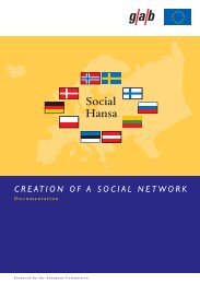 documentation of the 3 seminars - Social Hansa