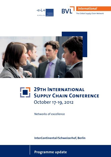 29th International Supply Chain Conference - Aslog