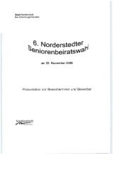 Kandidaten Liste - Seniorenbeirat Norderstedt