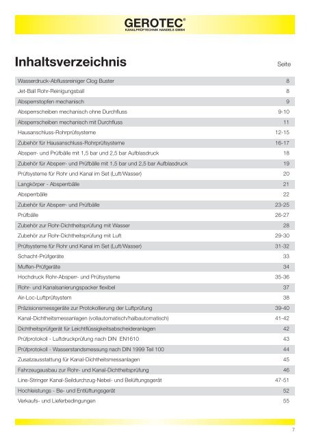 kanalprüftechnik handels gmbh - GEROTEC Kanalprüftechnik