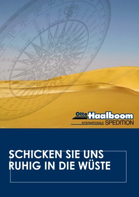 Afrika-Broschüre - Otto Haalboom Internationale Spedition