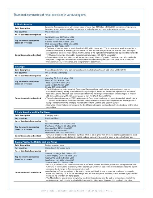 Retail Industry Global Report — 2010 - Ascendant Capital Advisors