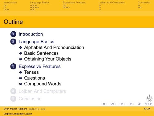 Logical Language Lojban - A Hackers' Spoken Language