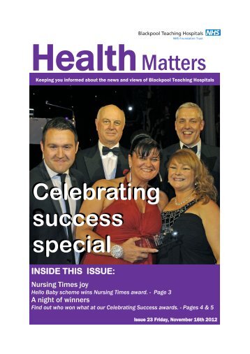 Issue 23 - Blackpool, Fylde and Wyre Hospitals NHS Foundation Trust