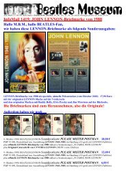 InfoMail 1419: JOHN LENNON-Briefmarke von ... - Beatles Museum