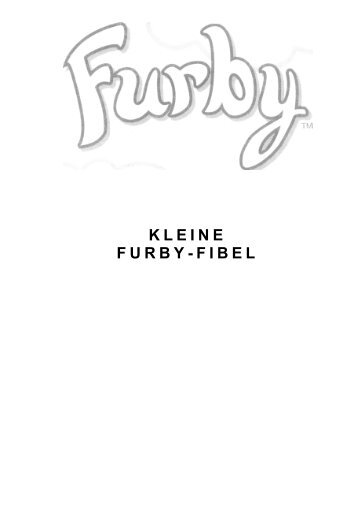 KLEINE FURBY-FIBEL - mifie2000