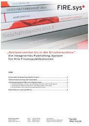 Unternehmenspräsentation - FIRE.sys