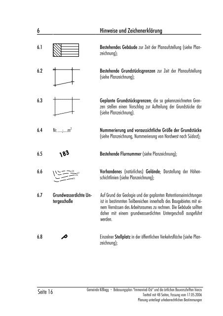 Bebauungsplan "Immenried Ost" - Kißlegg