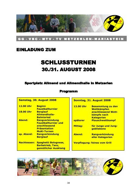 August 2008 - Metzerlen-Mariastein